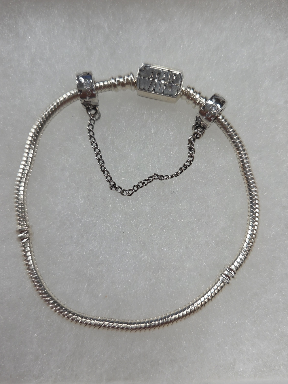 🆕️ Pandora Star Wars Bracelet Stars & Galaxy Safety Chain